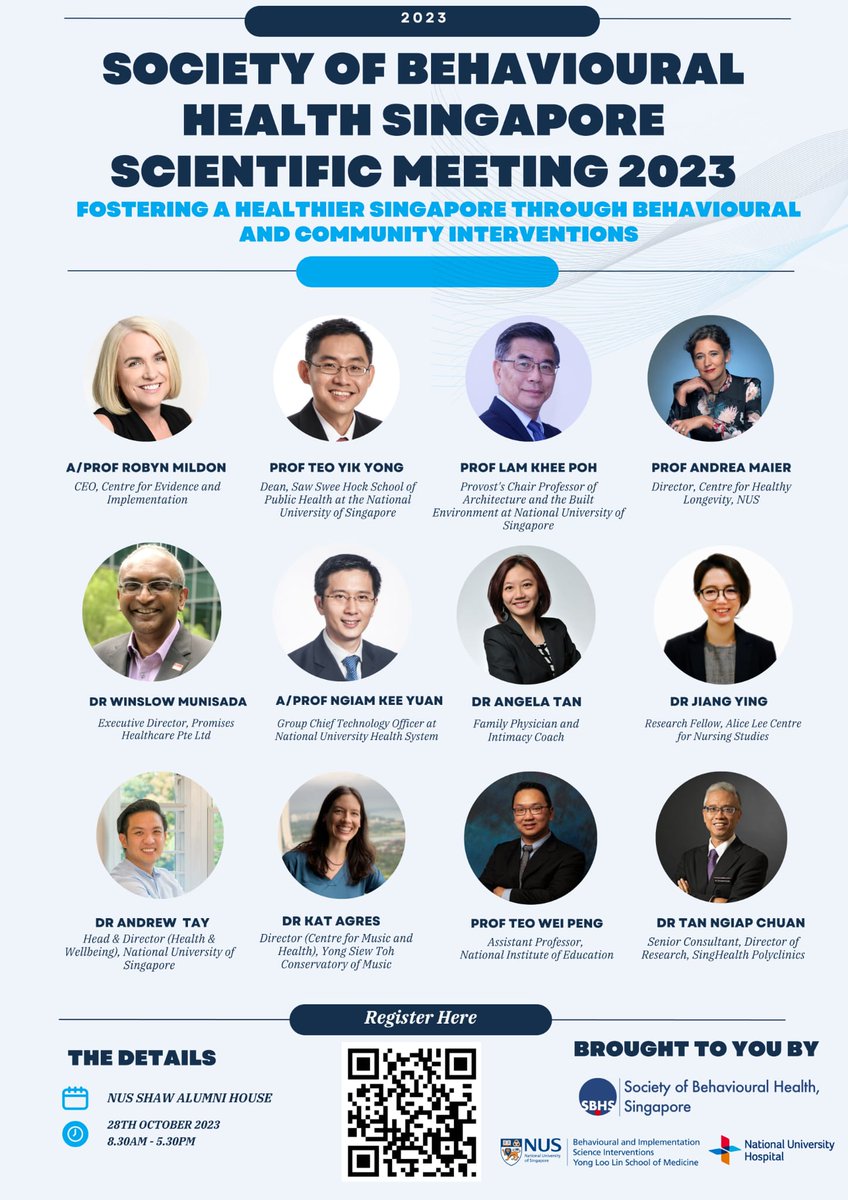 Society of Behavioural Health, Singapore tweet media