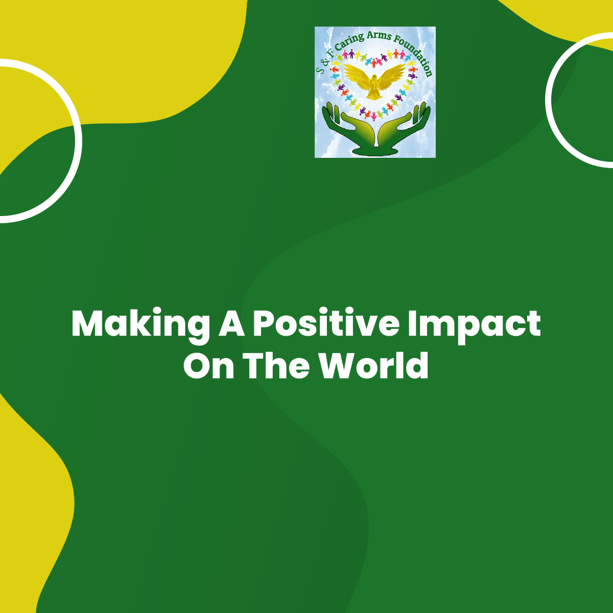 SFCaringArms's tweet image. We live in a world where problems of every type exist. Let us take steps to be the solution to these problems and make a positive impact on the lives of others. 

Support our causes and projects today!

#CharityOrganization #PositiveImpact #SupportOurProjects #PikesvilleMD