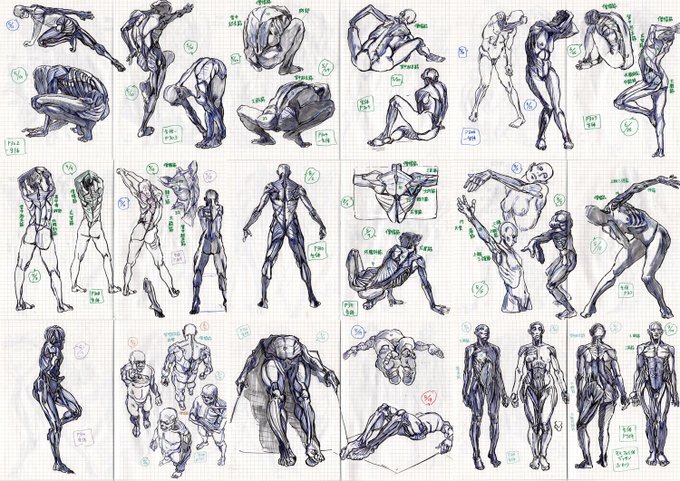 朝活でやっていたモルフォ人体デッサンのスケッチ、ノート4冊を費やして全ページ終わり。りあえず全部スケッチしてみて、始める前よりむしろ人体の複雑さを痛感したので、気になるところ、苦手なところを中心にもう少し続けていきたい。 