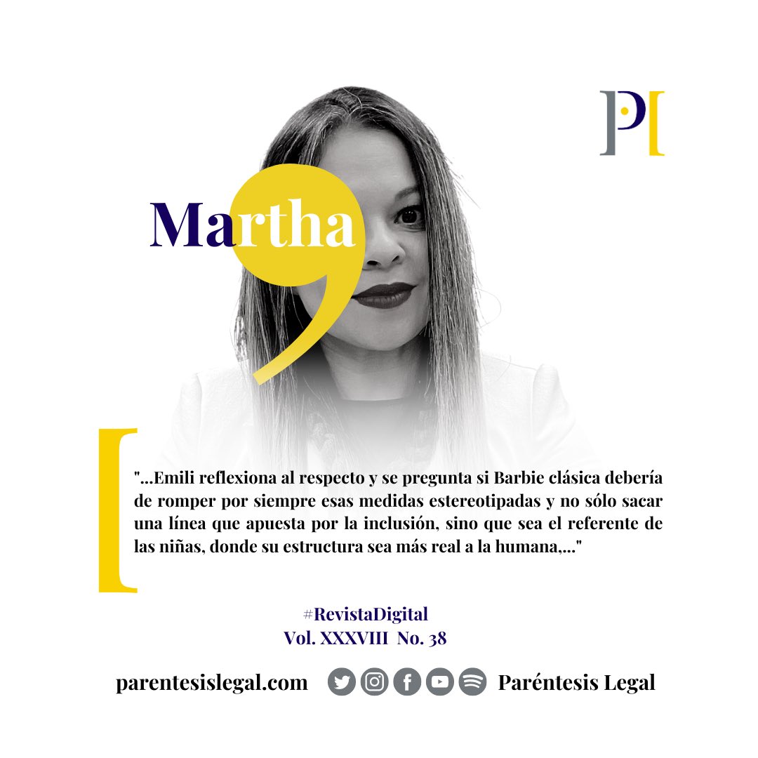 Emili reflexiona sobre los estereotipos de género presentes en la película de Barbie. Cuestiona la imposición de estándares de belleza inalcanzables y la asociación del color rosa con lo femenino

Colaboración de nuestra querida <a href="/marthakmagana/">Martha Magana</a> 

parentesislegal.com/emili-de-frent…