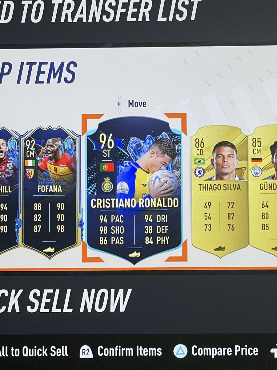 LMroy1001's tweet photo. @FUT_Rory Fofana is tho! https://t.co/Xh6T15KB0q