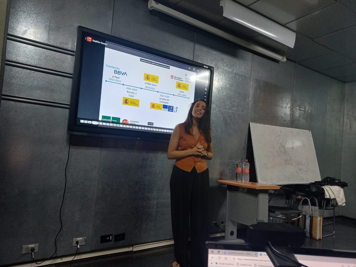 GIL_UNAM's tweet photo. En el Grupo de Ingeniería Lingüística queremos agradecer a la Dra. Iria da Cunha  por presentar “El sistema arText claro: de la investigación a la transferencia y a la divulgación" en nuestro Seminario Interno. 

@sistema_arText https://t.co/GyRO4Q9jbH