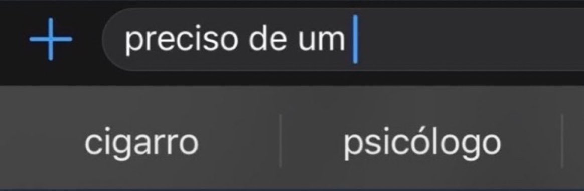 deixe seu corretor completar a frase