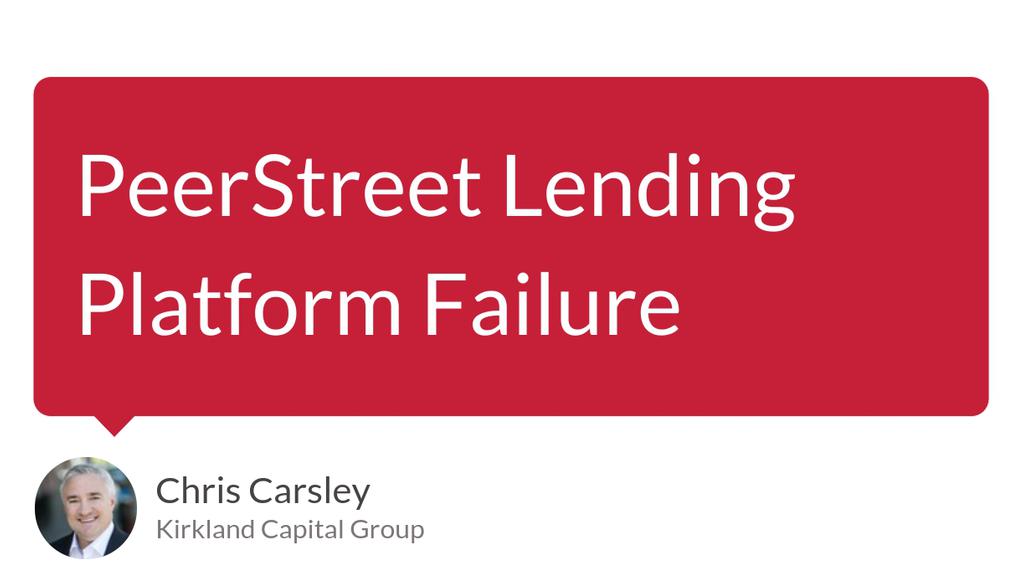 kirklandcapgrp's tweet image. The underwriting procedures and safety protocols at PeerStreet did not leave much room for unexpected macroeconomic events, such as rapidly rising interest rates.

Learn more 👉 lttr.ai/AF1sn

#PeerStreetCollapse #CrowdFunding #Chapter11Bankruptcy