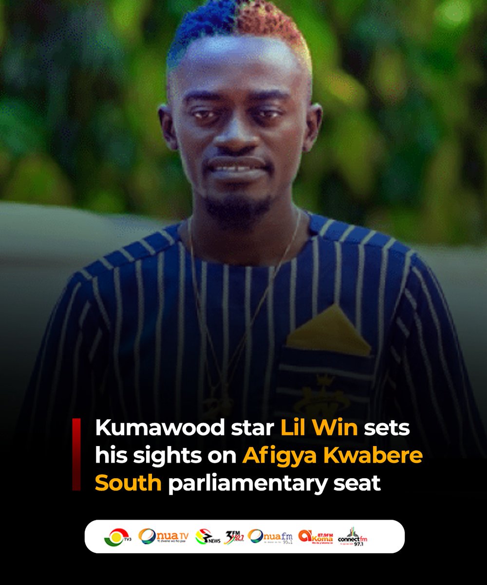 Kumawood actor Kwadwo Nkansah, known in the showbiz industry as Lilwin, has expressed interest in contesting for the parliamentary seat in the Afigya Kwabre South constituency bravo. We wish him all the best. #lilwin #GhanaMusic #love #African