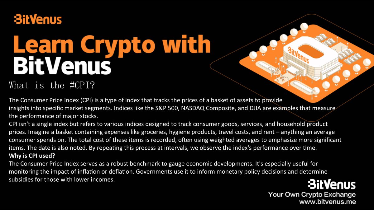 BVOX_global's tweet photo. Learn Crypto with Bitvenus
#CPI #cunsumer #goods #services #gauge #economic #monitor #inflation #deflation https://t.co/t8VopzySnC