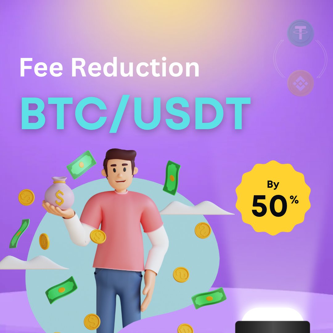 IQuotesGlobal's tweet photo. $BTC Fee Reduction 50%ππ«’
To provide users with a better trading experience and get more profits, we reduce BTC/USDT handling fee to 50%
Go experience it now!
β
Download here now https://t.co/Tj2s7SMeKM
β
Like if you want to get profit π₯³
#btc #btcusdt #iqtrade #crypto https://t.co/M0Jq5LwtSs