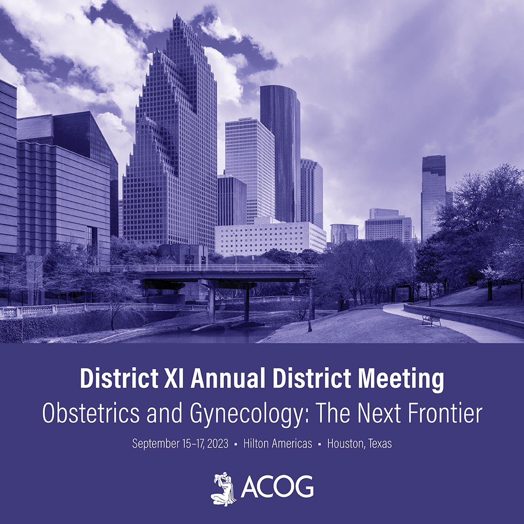 Learn from ACOG Past President Haywood Brown, MD, FACOG at the 2023 District XI Annual District Meeting 9/15–9/17. Dr. Brown’s session Progesterone and Parturition will focus on the epidemiology of preterm birth and prevention challenges. Register at acog.org/d11adm.
