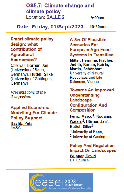 MAE_Goettingen's tweet photo. Research of @MAE_Goettingen will present 5 research papers and an organized session on climate change and climate policy on Friday (OS5.7) #SFB1502
Looking forward to meet you there!
Full programm link in the comments👇 https://t.co/I6KA7HBYkQ