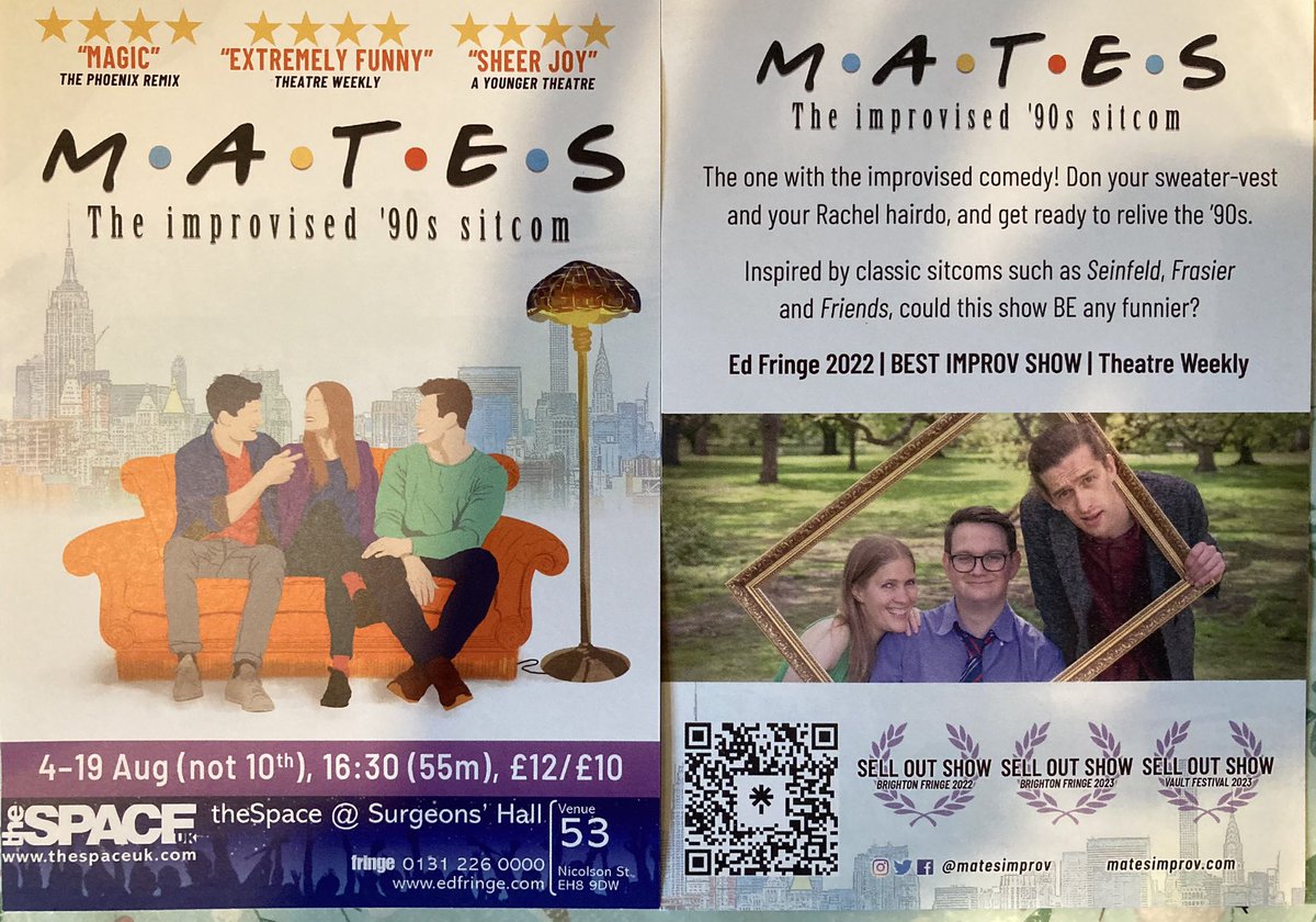 Show by <a href="/matesimprov/">matesimprov</a> 
Joe’s 4 Word Reviews
Fun, nostalgic and energetic. 
#edfringe #FillYerBoots