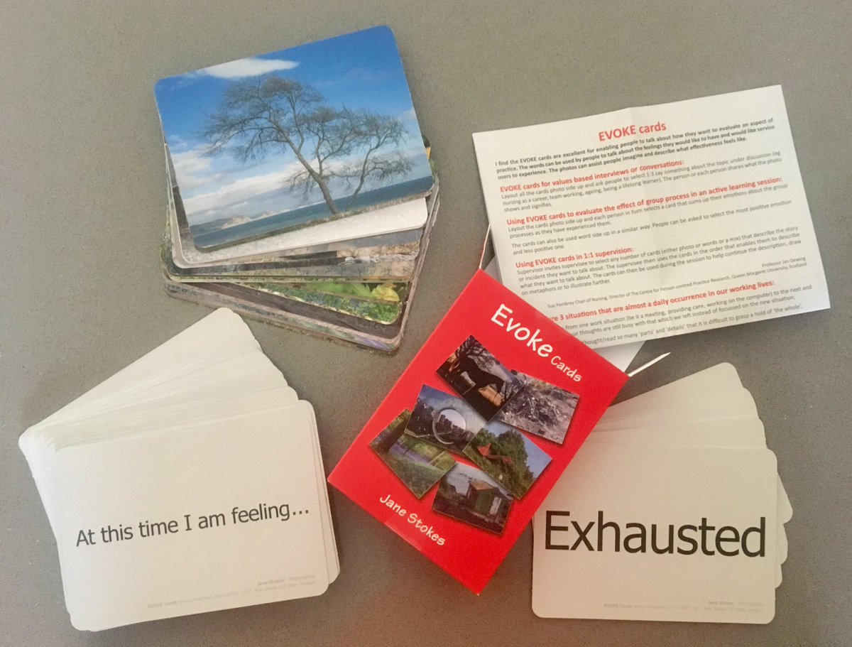 EVOKE Cards on the way to London, Edinburgh, Lancashire & West Sussex today. Excellent resource for getting people in groups talking, sharing ideas, emotions, thoughts & feelings. Chose a card you’re drawn to & share what it evokes for you. #EVOKECards evokecards.com