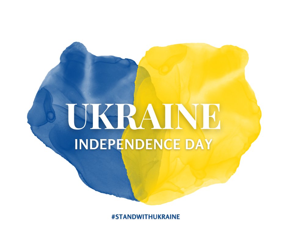 On August 24 we celebrate the 32nd anniversary of the Declaration of Independence of Ukraine (1991)🇺🇦.The will of the Ukrainian nation to withdraw from the dependence of the USSR was confirmed by the results of the referendum in December 1991. #StandWithUkraine #SolidarnizUkrainą