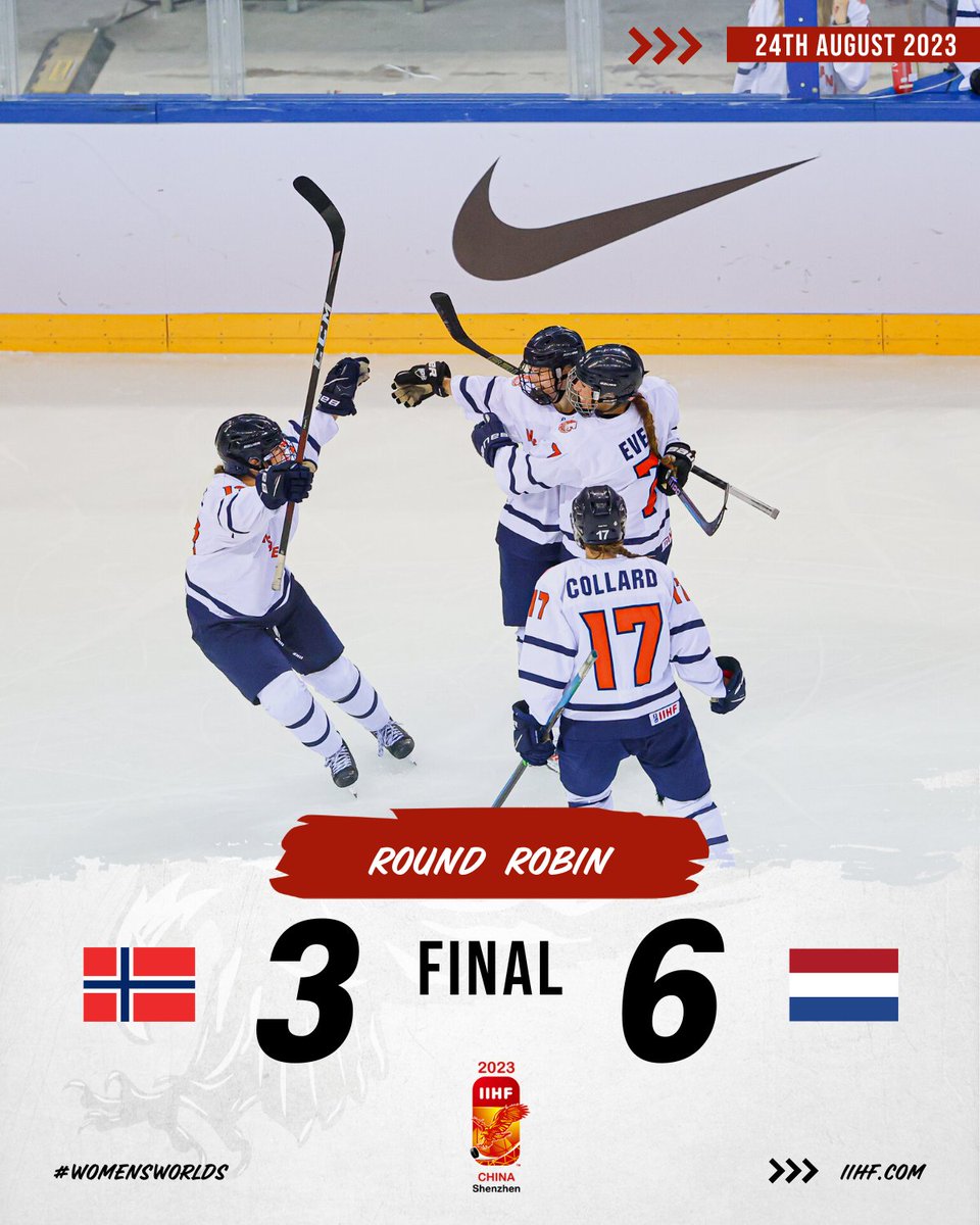 IIHFHockey's tweet photo. Victory for @IJshockeyNED today!🇳🇱🙌 #WomensWorlds https://t.co/YboeMXDQLj