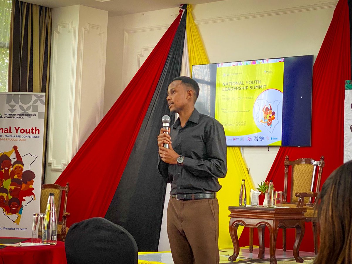 maisha_youth1's tweet photo. At the #YouthSummit, we're tearing down stigmas and fostering a safe space for open dialogue on HIV and SRH. Together, we can build a society that leaves no one behind. 
#MaishaPreConference 
#MaishaConference2023 https://t.co/38YKeWFgfA