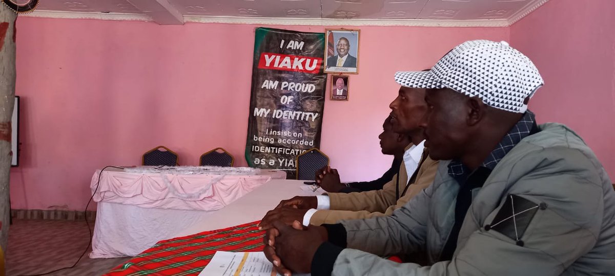 CEMIRIDE_KE's tweet photo. CEMIRIDE today holds a consultative meeting with Yiaku community to strengthen institutional capacities, advocacy skills and confidence in mobilising collectively for protecting rights.

#Cemiride
#Yiakucommunity. https://t.co/O8sbUJim0m