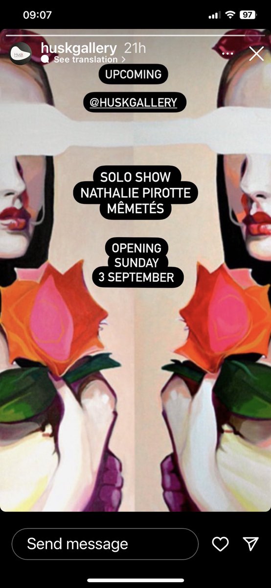 Coming soon Memetes solo show Husk gallery #artgallery #belgianartist #painrings