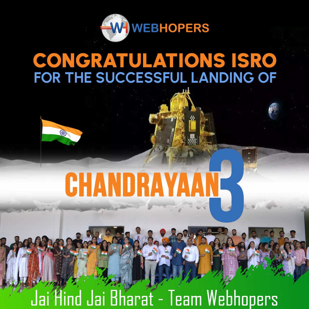 AmanWebhopers's tweet photo. Chandrayaan-3 Lands on Moon, Showcasing Indiaβs Technological Prowess and Ambition π·π·
Thanks to ISRO for making us proudπ·
-
-
#chandrayan3launch #chandrayan3 #isro #isroindia #isromissions #isroπ· #chandrayaan2π· #chandrayan3π· #isrotherealheros #webhopers https://t.co/1wRbhuvPkV