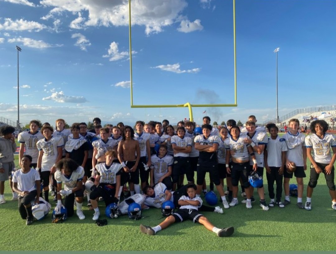sierravistafb's tweet photo. YOUNG LIONS HUNTED!!!
Sierra Vista Freshman set the tone at Coronado with a 12-0 road victory!
-
-
-
#yeahhwedifferent #onevista #vistapride #onefamily #defendtheden #highschoolfootball #football #studentathlete https://t.co/g5KHUuTwFI