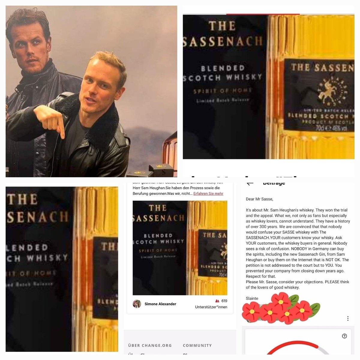 chng.it/vG6sPV7gtf #SamHeughan @SamHeughan @RealAlexNorouzi @SassenachSpirit #SassenachGin 🚩WE STAND BY 624 SIGNATURE🚩 Sam's Sassenach for ALL.We going little Steps.THANKS 🫶PLEASE keep going, we still need every vote.FOR SAM,SHARE and when you like SIGN THX🫶🏴󠁧󠁢󠁳󠁣󠁴󠁿🥃🏴󠁧󠁢󠁳󠁣󠁴󠁿❣️