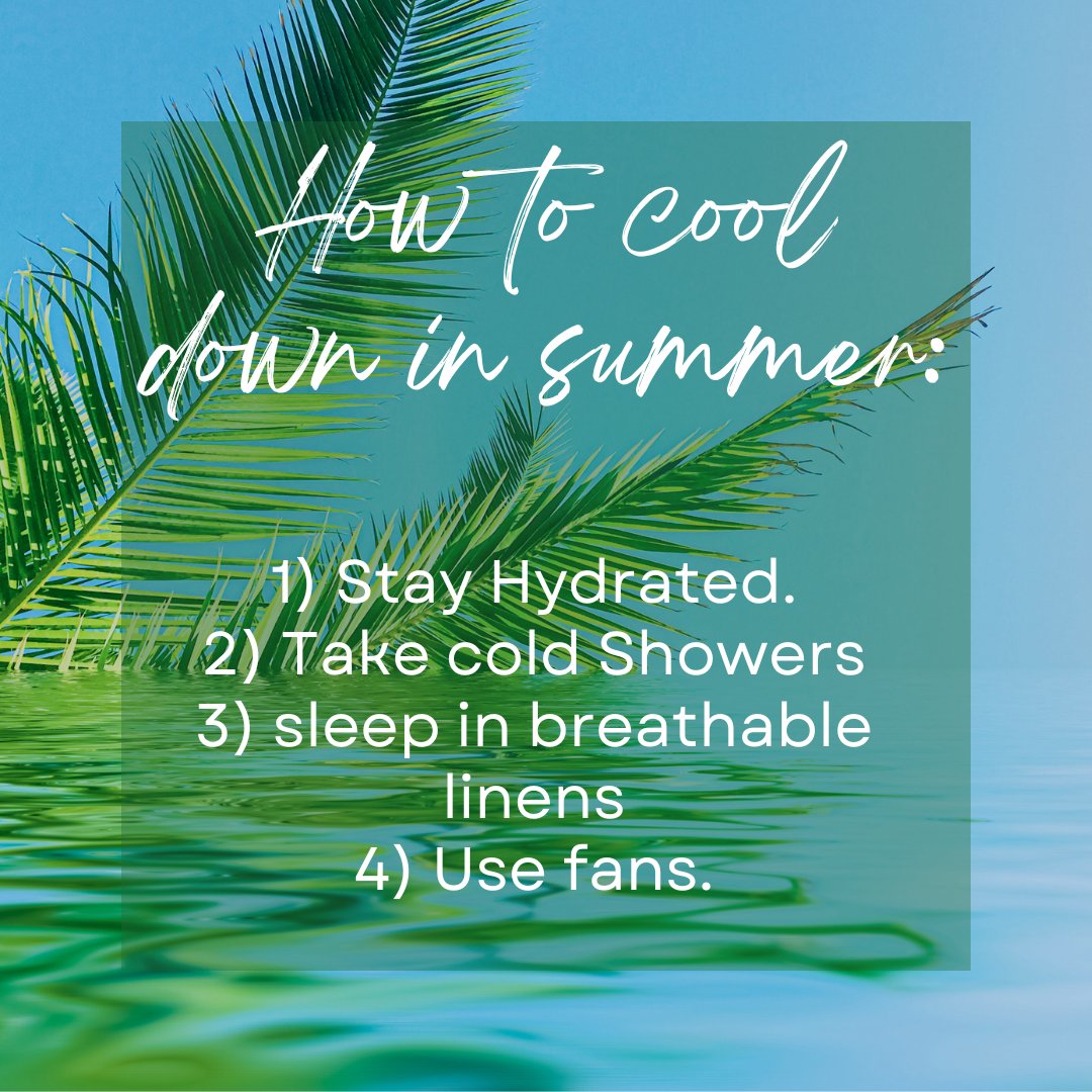 Beat the heat with these refreshing tips to stay cool during the scorching summer days!

#summer #hotdays #staycool #stayhydrated #summerheat