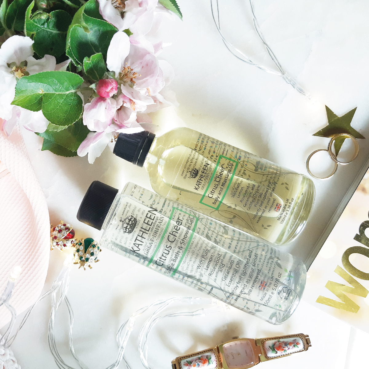 Indulge in Kathleen Natural Citrus Cheer #BubbleBath and Shower Gel  &amp; Citrus Cheer Body and #MassageOil - They instantly awake you and renew your senses.

Top Note: #Lemon
Heart Note: #Rosewood
Base Note: #Geranium
amazon.co.uk/stores/KATHLEE…