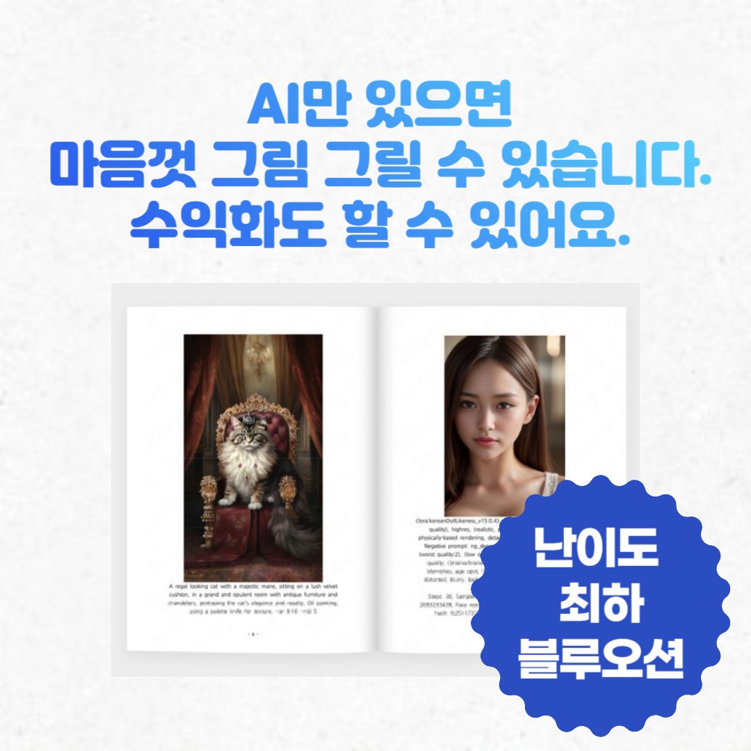 🔥 오픈 예정 기간 (8/25 17시 전) 동안 
알림 신청해주신 분들만 특별하게!
총 5억개 프롬프트 생성 가능한 
프롬프트 생성기를 🎁 선물로 드립니다!

아직 못하신 분들은 얼른 눌러주시공, 
주변에 AI에 관심 있는 분들께 소개도 부탁드립니당!
퀄리티 좋은 리워드로 보답하겠습니당🤩

#프롬프트