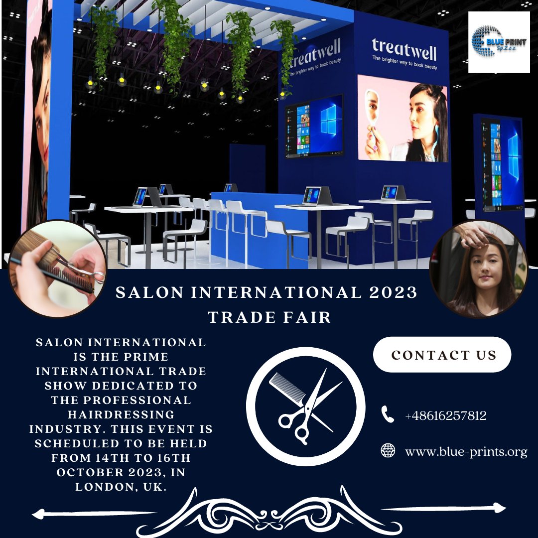Salon International is the prime international trade show dedicated to the professional hairdressing industry. This event is scheduled to be held from 14th to 16th October 2023, in London, UK.
To know more visit here: blue-prints.org/salon-internat…