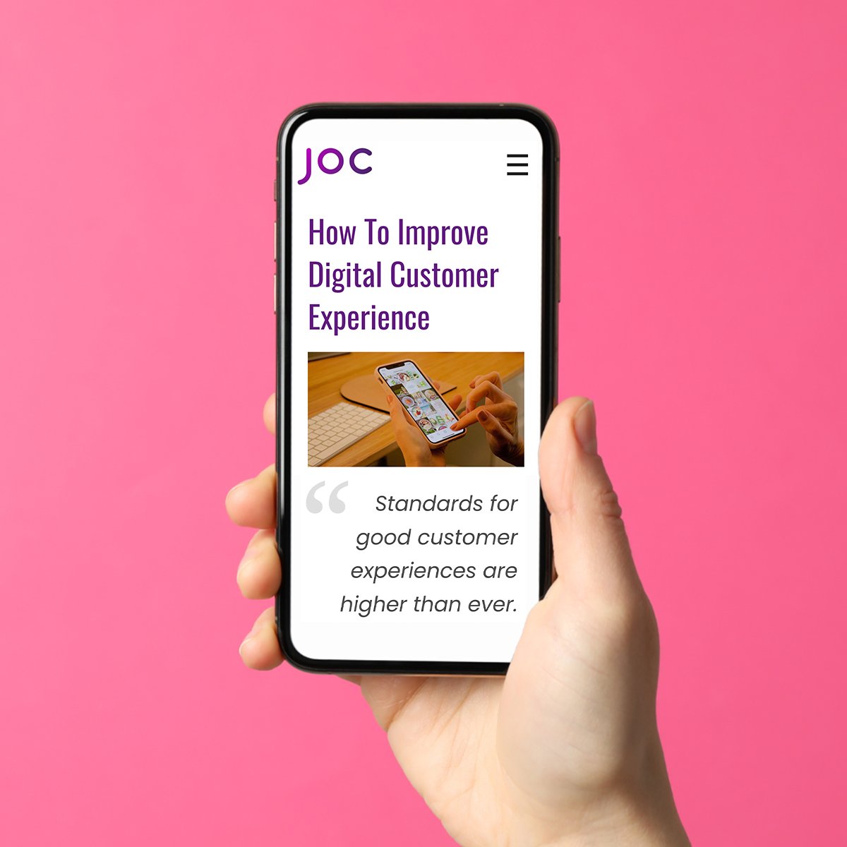 JOC_studio's tweet photo. 🚀 Your customers have high expectations, and if your business can’t meet them, they ain’t staying. 

Let's talk about improving digital customers experience. 
 
https://t.co/ORzLSK9hI1

#JOCstudio #CustomerExperience #Customer #Clients #Digital https://t.co/AI53g5sg4K