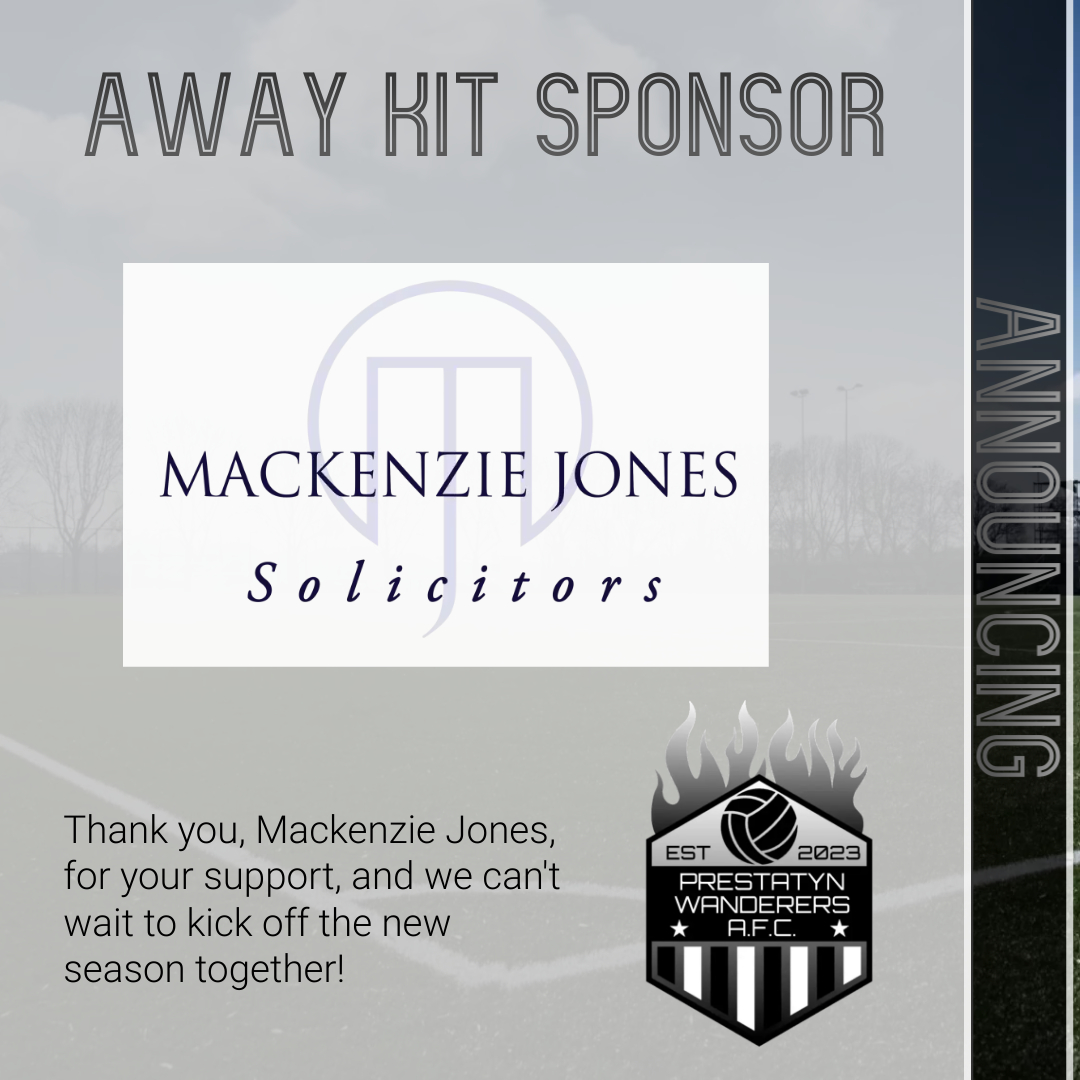 macjoneslaw's tweet photo. ⚽We're really pleased to be sponsors of @prestatynwafc

Mackenzie Jones are proud to sponsor the team away kit for this season- and it looks great!

Good luck for the season everyone.👏

#prestatyn #prestatynwanderers https://t.co/GExlZEIav7