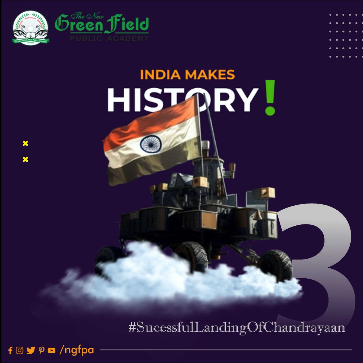 🌌🚀 A Giant Leap for India: Chandrayaan-3 Success! 🇮🇳🌕

Amidst cheers and pride, India achieves yet another milestone in space exploration with the successful Chandrayaan-3 mission. 🌌🛰️
#Chandrayaan3Success #InspiringInnovation #SpacePioneers #IndianPride #JaiHind 🇮🇳🚀🌌