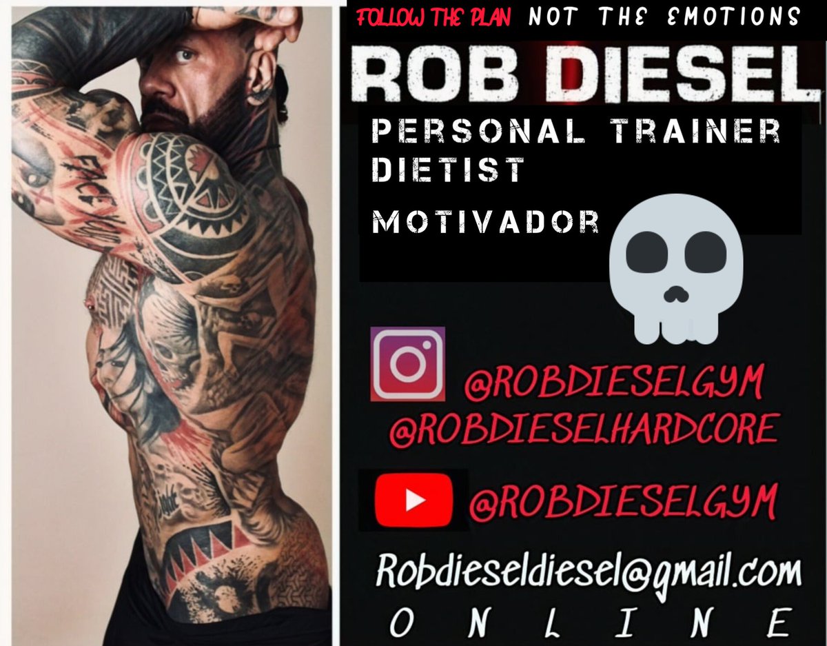 robdieselgym's tweet image. FOLLOW THE PLAN. NOT THE EMOTIONS...
#personaltrainer #dietist #trainer #pt #lifechange #preparation #gym #health #lifestyle #online