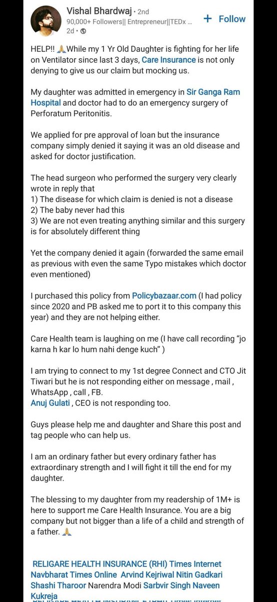 prateek61296's tweet image. Doesn't look like you #Care #CareInsurance 
Shameful