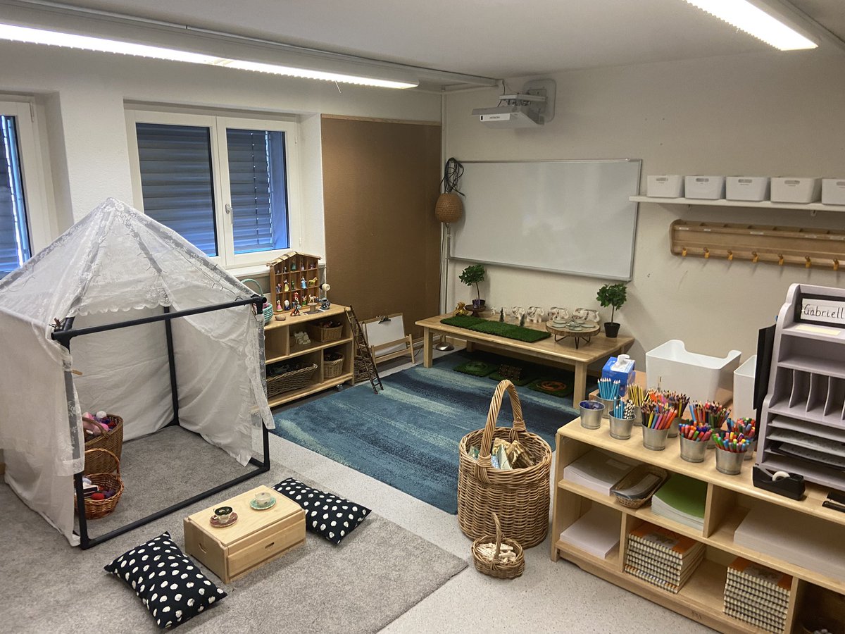 ‘Children are miracles… we must make it our job to create, with reverence and gratitude, a space that is worthy of a miracle’. Anita Rui Olds   Such beautiful spaces ready and waiting for our students <a href="/ISZL/">International School of Zug and Luzern (ISZL)</a> #EYISZL