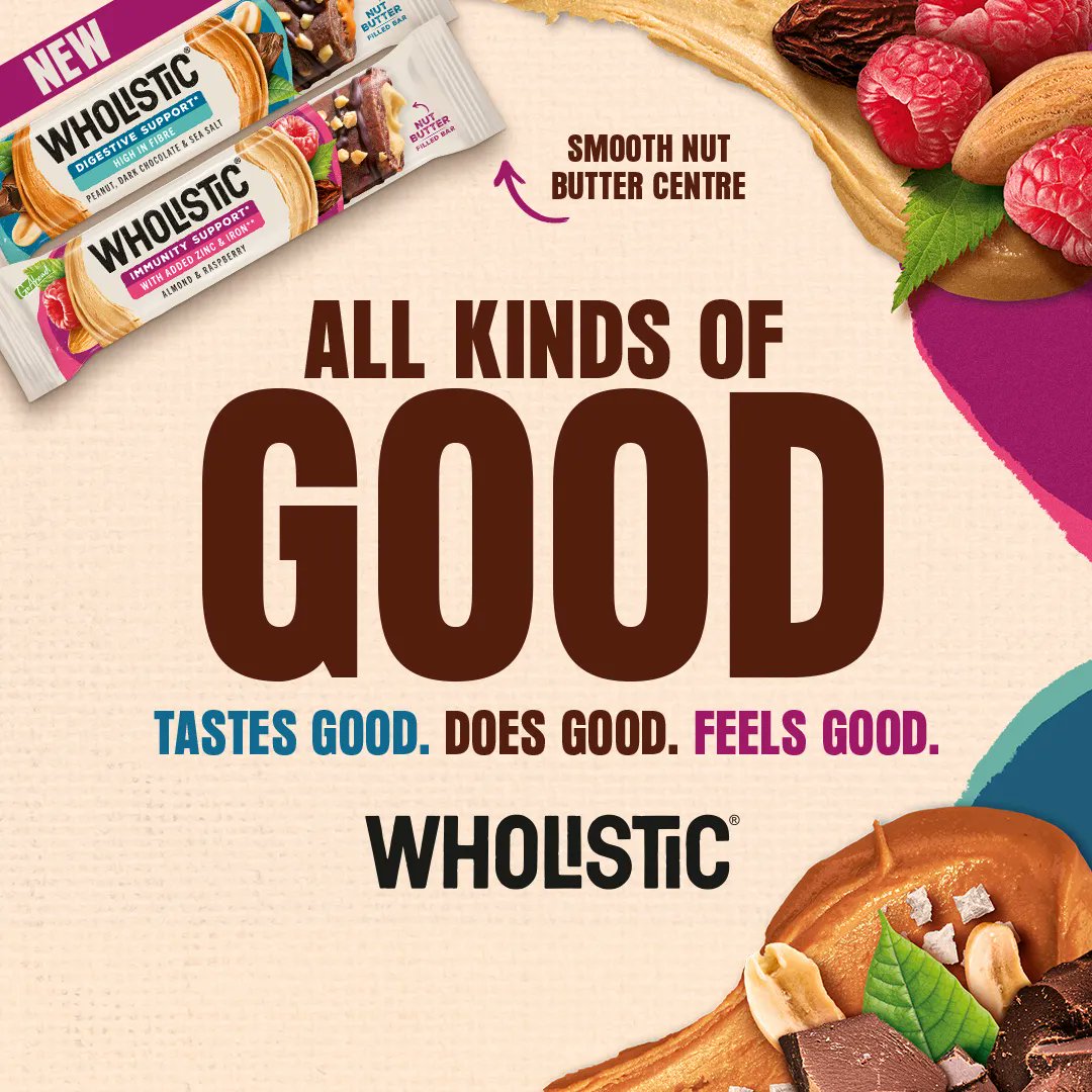 TheWorkPerk's tweet photo. Try a delicious new Wholistic bar!
Cold pressed fruit and nut bars, with a delicious nut butter centre.
*UK Only

Sign up to @TheWorkPerk now to receive your free sample. 

#Wholistic #WholisticLife #MyWholisticLife #allkindsofgood https://t.co/D4jw5ijpN3