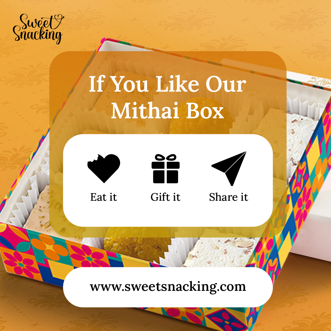 Everyone will adore something in this box of love! candygift🍬🎁

#sweetsnacking #traditionalsweet #friendshipgift #eventlove #perfectforgift #gift #sweettooth #sweetlover #mithaibox #mithailover #rulebreaker #yummilicious