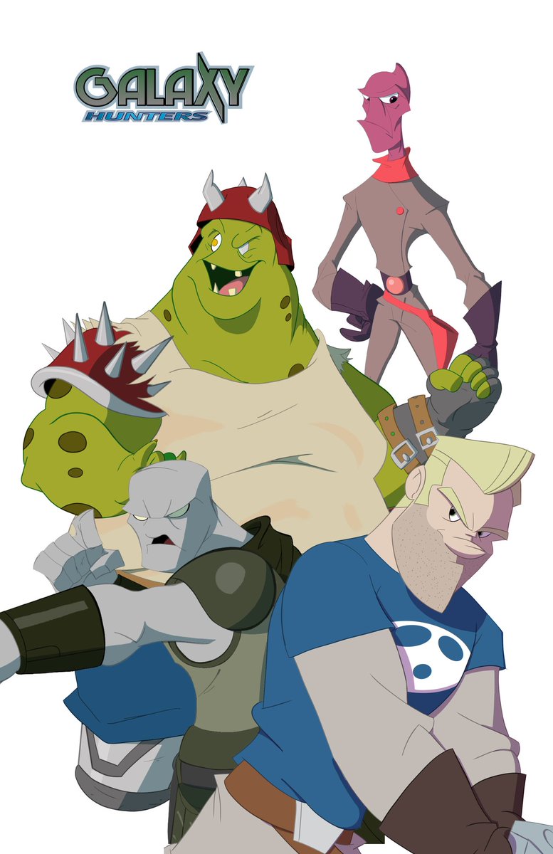 _GalaxyWalker_'s tweet photo. 2 pic pinups from Josh Frost. #GalaxyHunters #2D #animation #epic #space #saga https://t.co/kExdNMNghm