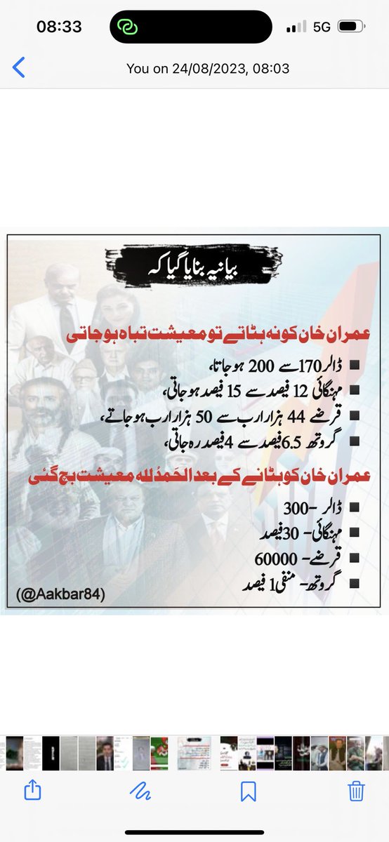 Results of the regime change operation. Economic indicators show how the lives of ordinary Pakistanis have been affected by the resulting political instability and record inflation. #قیدی_ہے_غلام_نہیں