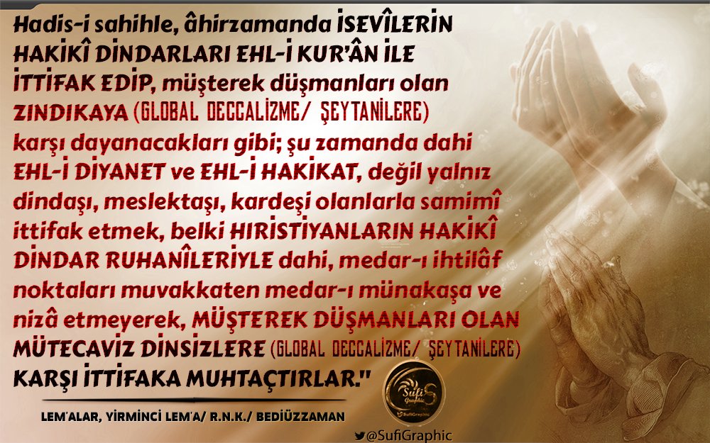SufiGraphic's tweet photo. #İslam #Müslüman #Hıristiyan #isevi #Din #Dindar #Deccalizm #Şeytan #Şeytaniler #ZındıkaKomitası #RisaleiNur #Bediüzzaman #Lemalar #Sufi #Tasavvuf YERYÜZÜNÜ & İNSANLIĞI TABİATI CANLILARI ORMANLARI DİNLERİ CİNSİYETİ AHLAKI DOĞAL YİYECEKLERİ YOK ETMEK İSTEYEN ŞEBEKEYE KARŞI İTTİFAK https://t.co/AoTQDMPVCV
