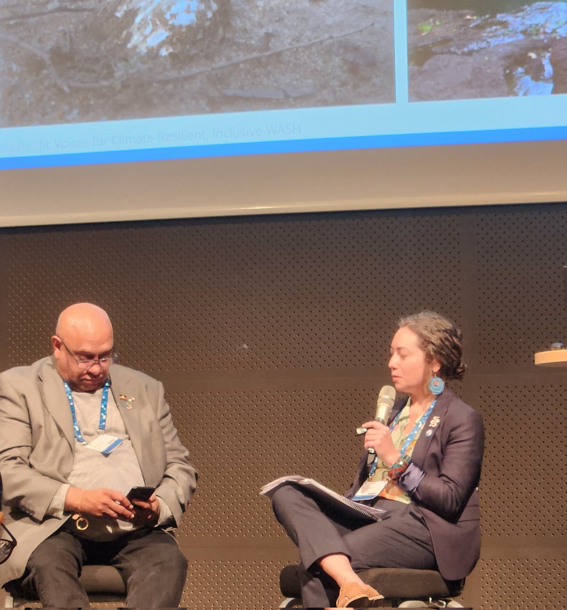 Katharine Cross (@katharinecross) on Twitter photo Phil Duncan <a href="/UniCanberra/">University of Canberra</a> and <a href="/MichyPossum/">Michelle Hobbs</a> fireside chat on #women inclusion in #water management. Women are backbone of the community, and need their involvement to include knowledge of #river health. #WWWeek Asia Pacific Voices for Climate Resilient Inclusive #WASH Phil Duncan <a href="/UniCanberra/">University of Canberra</a> and <a href="/MichyPossum/">Michelle Hobbs</a> fireside chat on #women inclusion in #water management. Women are backbone of the community, and need their involvement to include knowledge of #river health. #WWWeek Asia Pacific Voices for Climate Resilient Inclusive #WASH