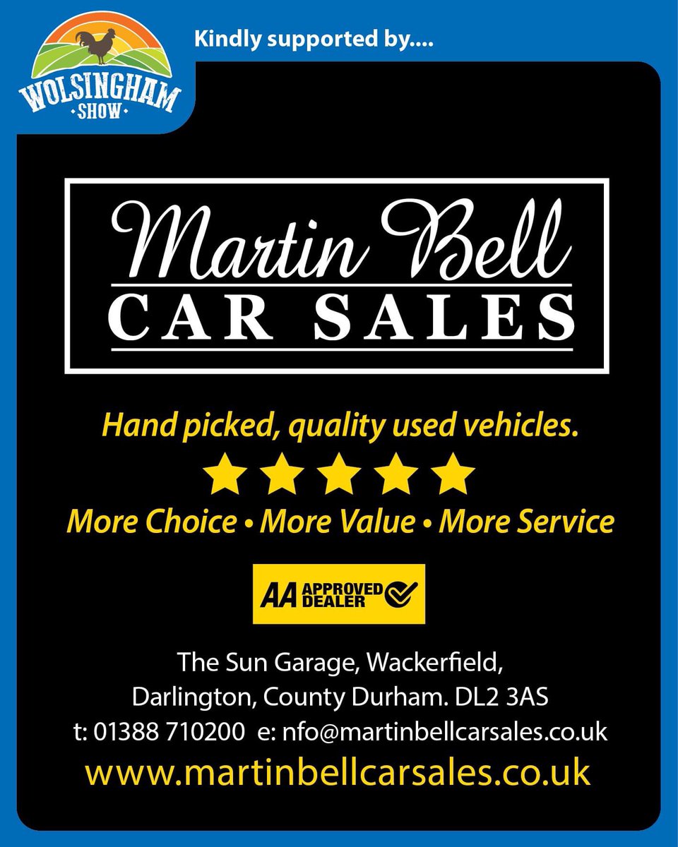 Today we'd like to highlight Martin Bell Car Sales who've been a great supporter of the show for many years. Check out their website and FB page to see a great selection of vehicles available. Thanks again for your support Martin.
martinbellcarsales.co.uk