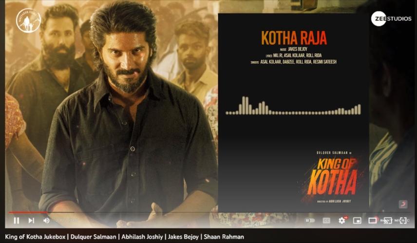 junaidh_tm's tweet photo. #KothaRaja is an absolute banger!! 🔥

#Kingofkotha #JakesBejoy #DulquerSalmaan https://t.co/hYYVECL30J