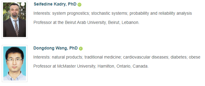 Warmly welcome Prof. Dongdong Wang and Prof. Seifedine Kadry to join the editorial board of Exploration of Digital Health Technologies (EDHT)!  More information can be found at explorationpub.com/Journals/edht/…