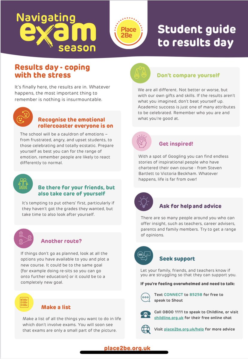 StockgrnEng's tweet photo. Congratulations to Year 11 on their GCSE results today! We hope you’re really happy, but if you need more information on next steps, here’s some useful resources from Mrs Bowen! https://t.co/9ODaCP8E2p