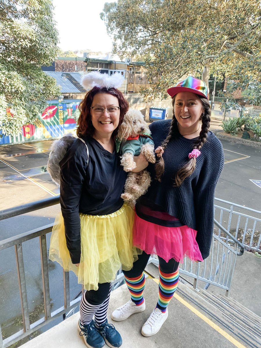 Whacky Dress Up for the Year 6 Mufti Day today! Amazing outfits KPS 👍

@KENSINGTONPS @NSWEducation  
#LoveWhereYouLearn #KPS #alfiethesupportdog #muftiday
