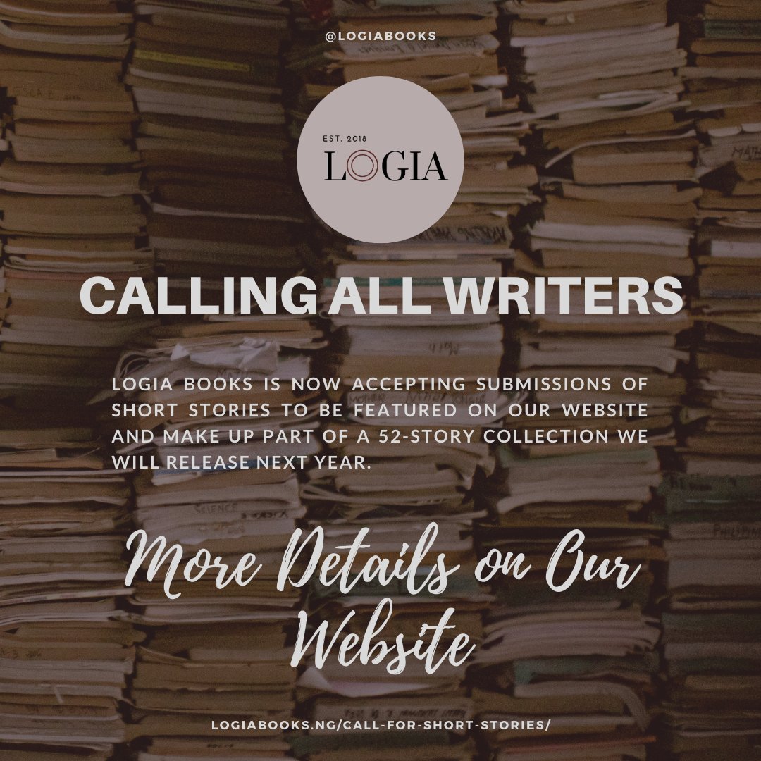 LogiaBooks's tweet photo. Learn more about the criteria on our website and click the link at the bottom of the page to submit your short story: https://t.co/kIQ8RrOBaz
#shortstorycompetition #shortstorywriting #shortstorywritingcompetition #shortstorywriter #shortstorycontest #shortstorywriters https://t.co/KzZxPYvfn2
