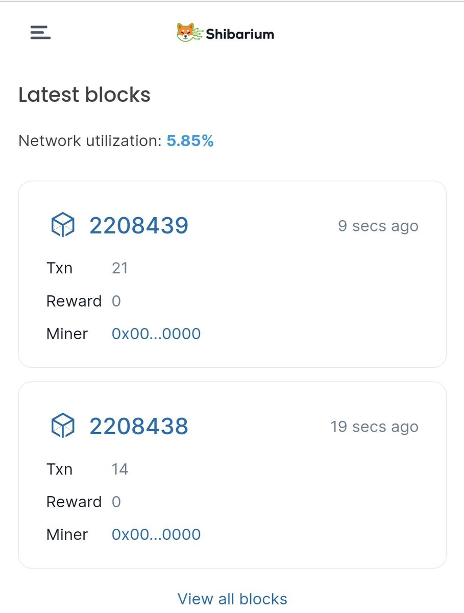 $SHIB KNIGHT (@army_shiba) on Twitter photo #Shibarium is working fine. π₯π
Check here: puppyscan.shib.io #Shibarium is working fine. π₯π
Check here: puppyscan.shib.io