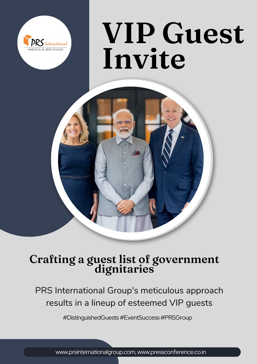 ConferenceUs's tweet photo. πCrafting a guest list of government dignitaries! ποΈPRS International Group's meticulous approach results in a lineup of esteemed VIP guests. #DistinguishedGuests #EventSuccess #PRSGroup https://t.co/XrTnDvigrP,https://t.co/GugwZMEWuZ https://t.co/S4Zh0FuvbU