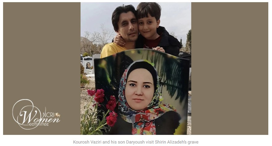 womenncri's tweet photo. 👨👦👦 Just a few days ago, Kourosh Vaziri, the husband of the late Shirin Alizadeh, was arrested for commemorating his wife's birthday at her tombstone. His arrest in front of his son is an alarming display of #Iran regime's disregard for #humanrights. #EndArbitraryArrests https://t.co/1RImKov8QR