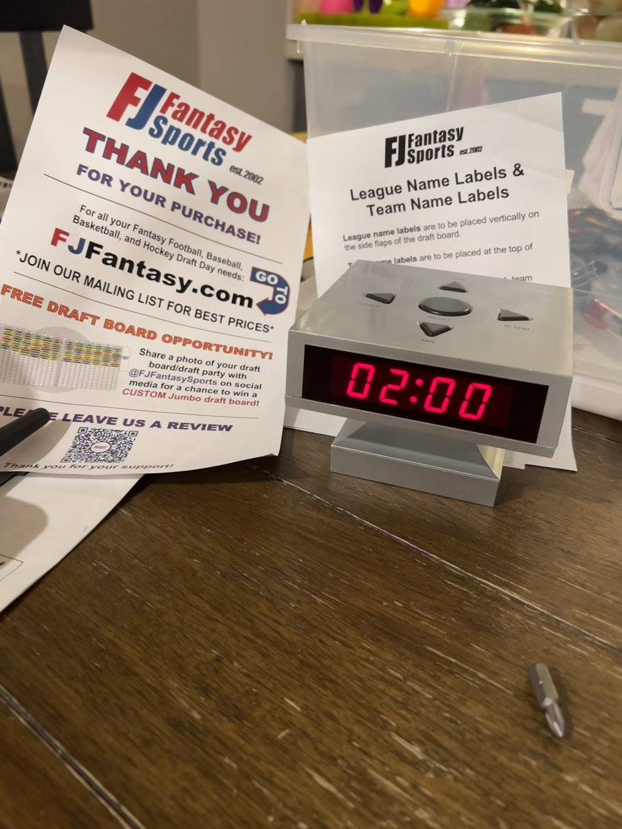 TBDFLITL's tweet photo. It’s that time again!!!! Happy Draft Eve!!  #TBDFLITL kicks off the 18th year of the greatest fantasy football league to ever exist! You’re on the clock!! 
Hope Yogis is ready! @Matt44G @jschultz33 @Tommygunn54 @Jhaemmer @CMcCurdy9 @ocball10 @lopez614 @VinMan31 @FJFantasySports https://t.co/gDXtnRzyFV