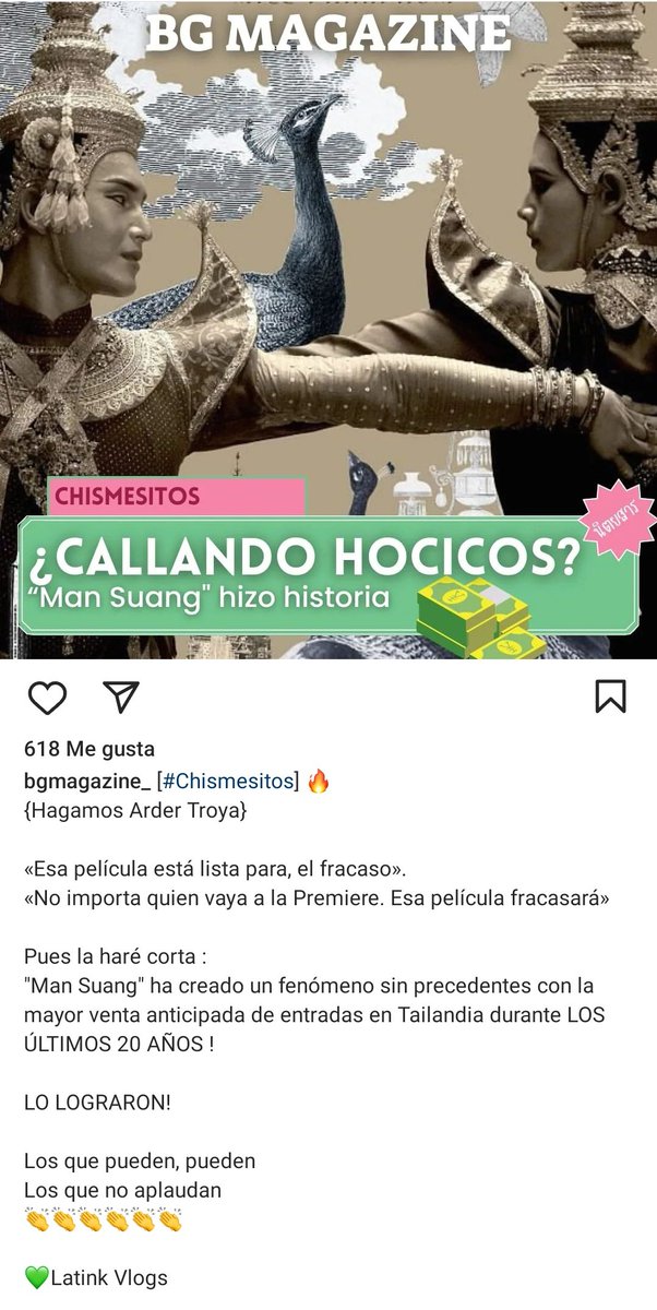 jkmoon_kj's tweet photo. #bgmagazine esto es ridículo  ¿Callando hocico?   [Hagamos arder Troya] si hizo historia dinos números, por que según investigue una película que vendió muchas  entradas antes de su estreno en Tailandia fue "Trece vidas" o no 🤔 

Los que pueden pueden 
Y los que no aplauden. ?? https://t.co/VhUy5pBP4C